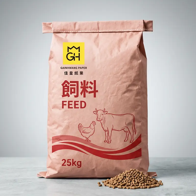 飼料／寵物飼料工業用牛皮紙袋｜佳皇紙業